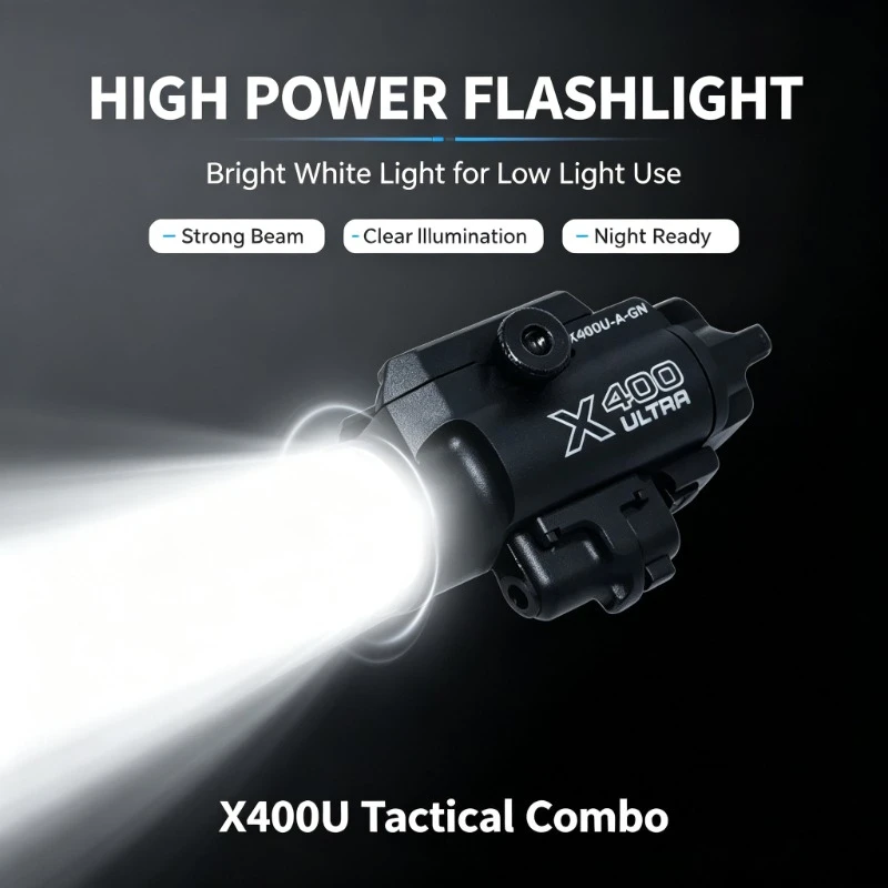 Integrated Light & Laser Accessory High Brightness, 20mm Rail Base Outdoor Game Modification Kit