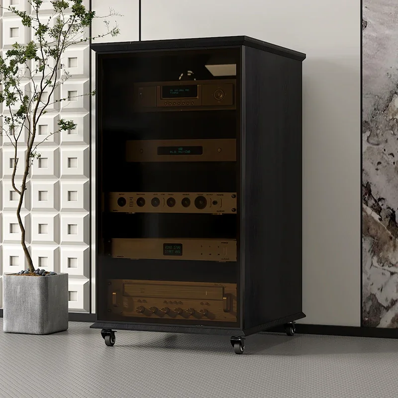 Power amplifier cabinet Professional audio cabinet Cinema power amplifier rack KTV equipment cabinet with U-strip
