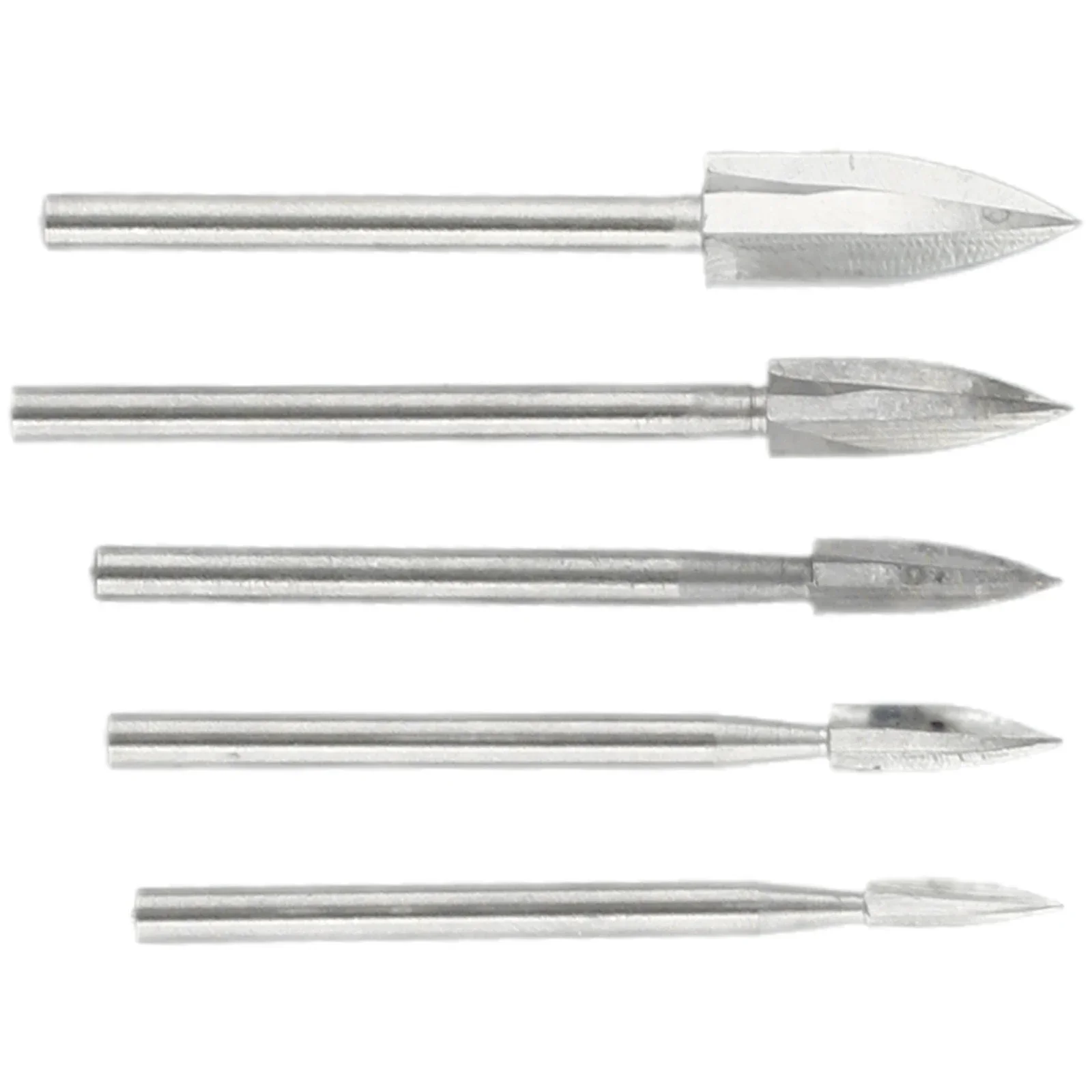 Juego de brocas de grabado de 5 piezas, accesorios de taladro de grabado, brocas de fresado de madera de carburo HSS, rebabas para bricolaje, herramienta de carpintería