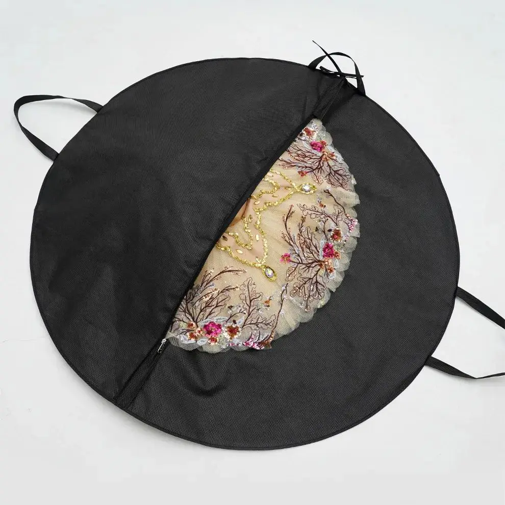 Ballet Tutu Skirt Bag Non Woven Flexible Ballet Performance Dress Storage Bag Handbag Backpack Ballet Bag For Ballet Tutus