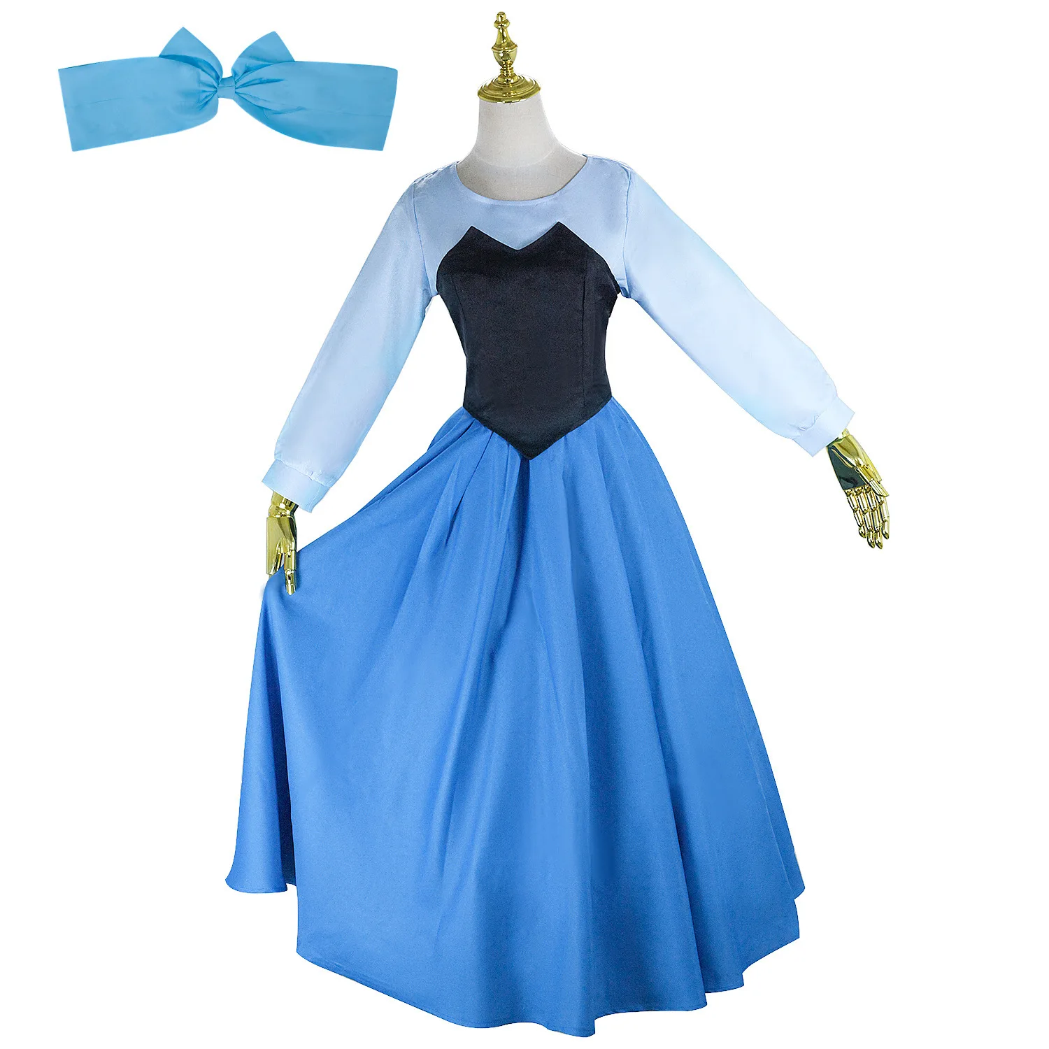 Meerjungfrau Cosplay Damenkleid Tochter Hanfu Arielle Prinzessin Erwachsenen-Kleid Cosplay-Kostüm