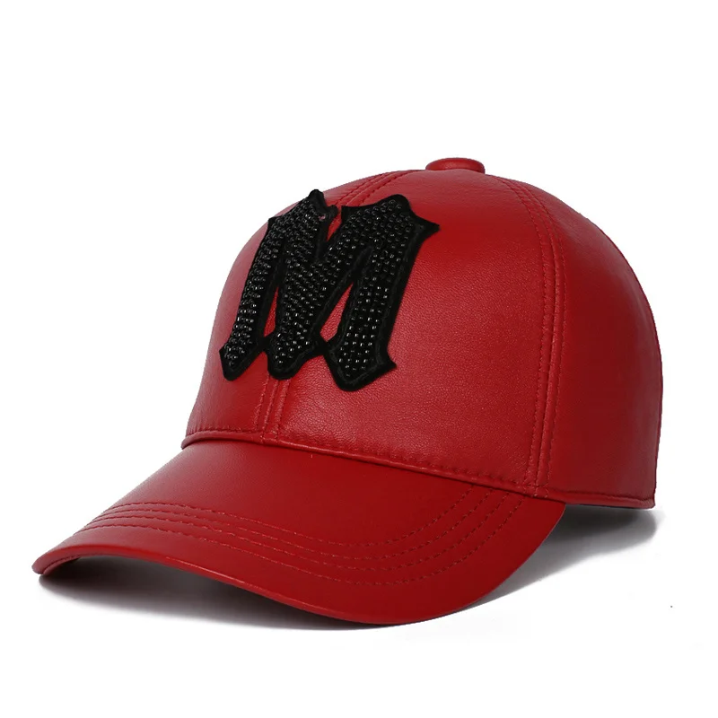 Hip Pop Fashion Hat Men Women's Winter Korean Style Black Red M Word Baseball Caps Lovers Big Brim Casual Warm Gorra Streetwear