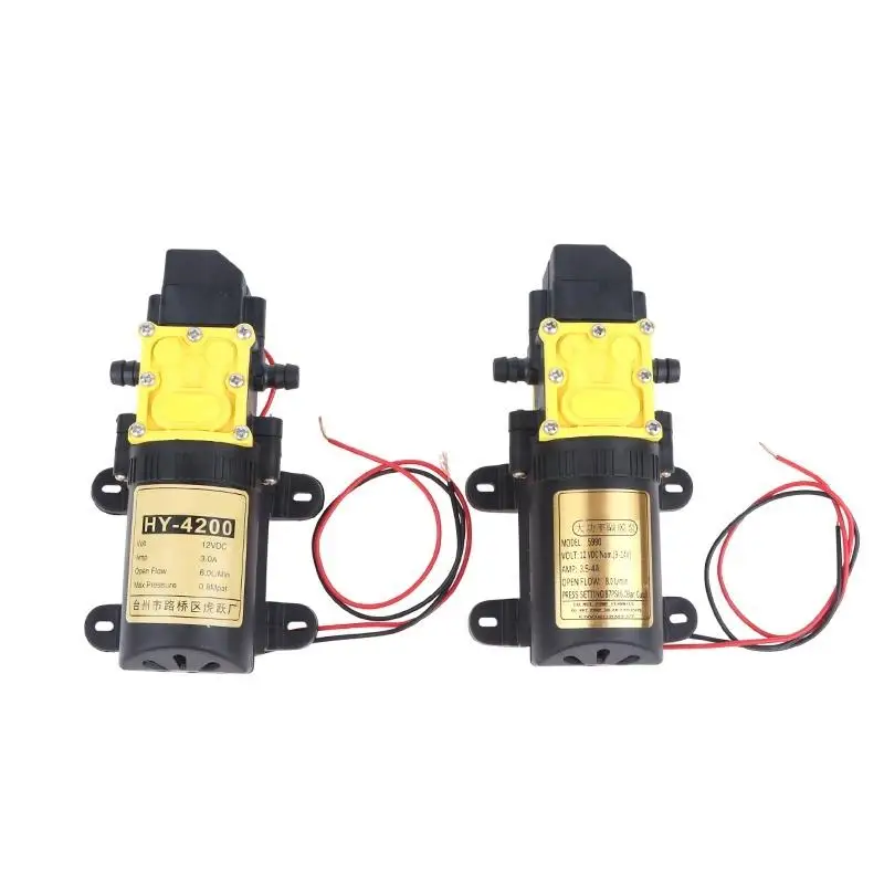 1Pcs Self-priming Diaphragm Water Pump 12V 8.0L High Pressure Agricultural Spray Agrochemical Application Farming No Leak