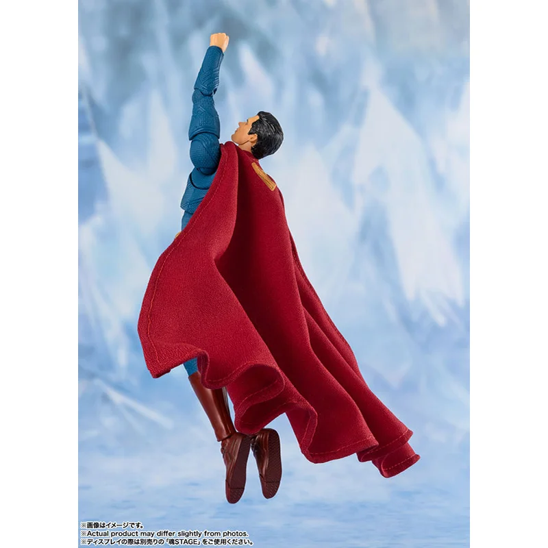 In Stock Original Bandai S.H.Figuarts Superman Comic Hero Action Figure Action Model Collection Toys Gift view 5
