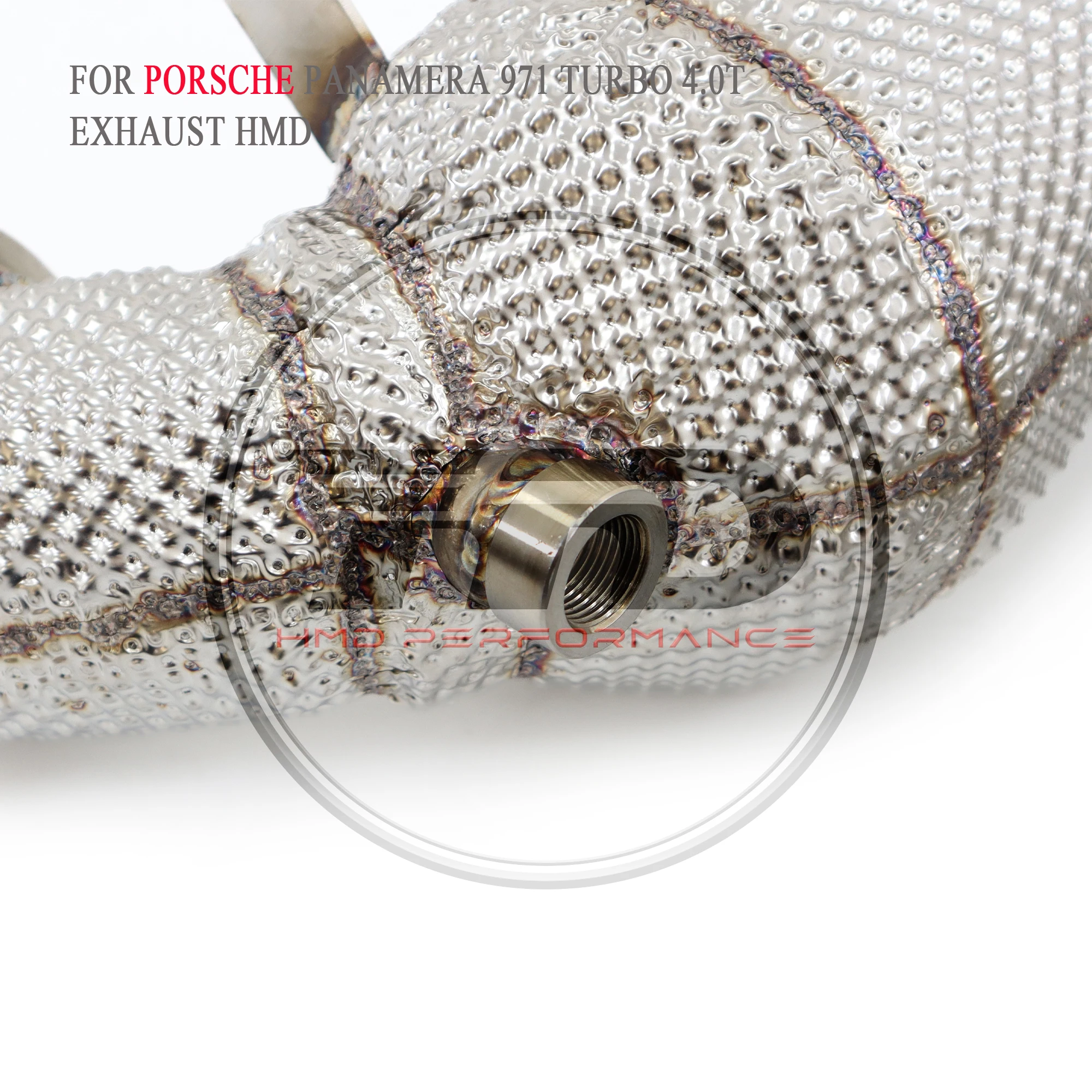Hmd venda quente catback de escape completo de aço inoxidável para porsche panamera 971 turbo 4.0t 2016 + ajuste tubo de escape com válvulas
