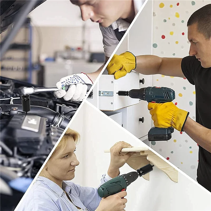 N84R 3Pcs Angle Grinder Socket Wrench Pressure Plate Removal Sleeve Car Repair Special Tool For Electric For Wrenches Ratchet