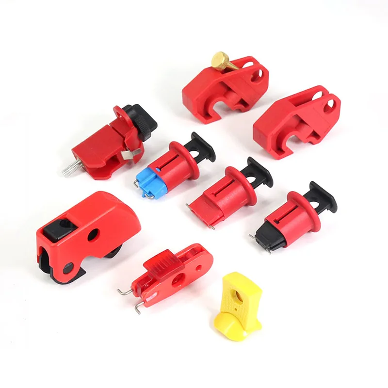 Quality Circuit Breaker Lock Kit Electrical Safety Lockout Miniature Air Switch Breaker Lockout for Power Isolation Pinout