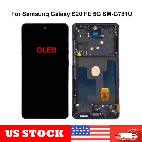 OLED Display For Samsung Galaxy S20 FE 4G/5G LCD Display Touch Screen Assembly For Samsung S20 FE G780 G781 Screen Replacement