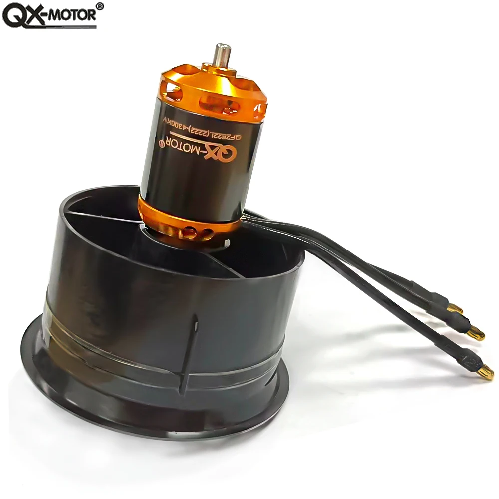 QX-MOTOR 64mm EDF 12 łopatek wentylator kanałowy QF2822 4300KV 3800KV 3500KV 2400KV 2200KV silnik bezszczotkowy