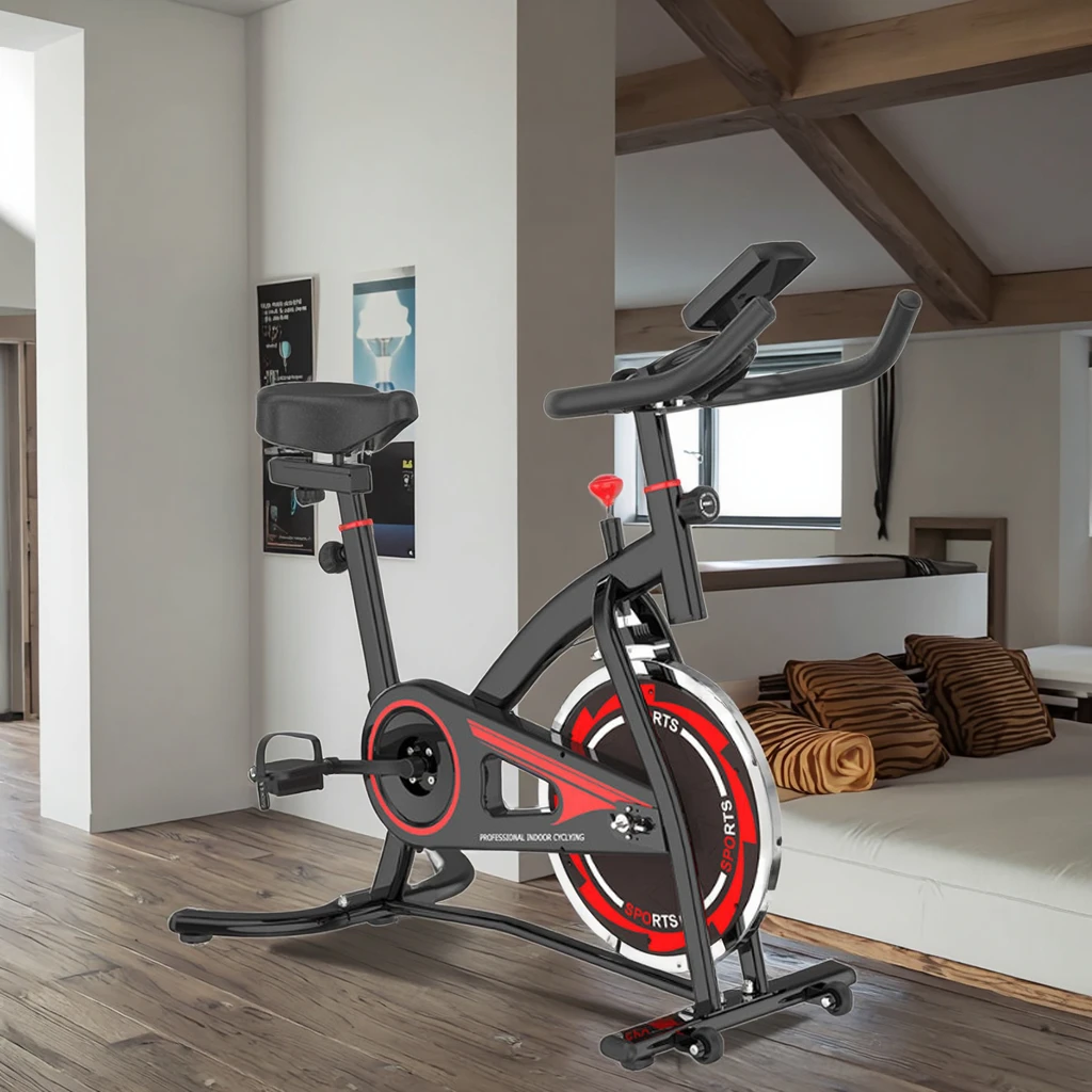 

2025 Professional Adjustable Sports Fitness Static Bicycle Portable Silence Spinning Bike For Home Or Gym