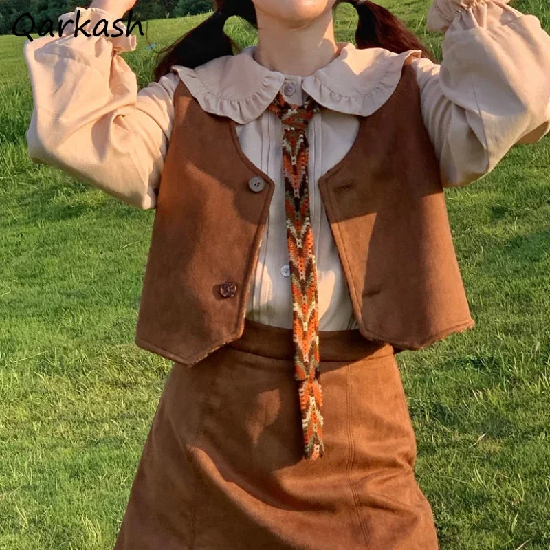 

Женские весенние комплекты из трех предметов, универсальный элегантный дизайн, Harajuku, стильный, элегантный, эстетичный, новейший, популярный, нежный, праздничный, Ins