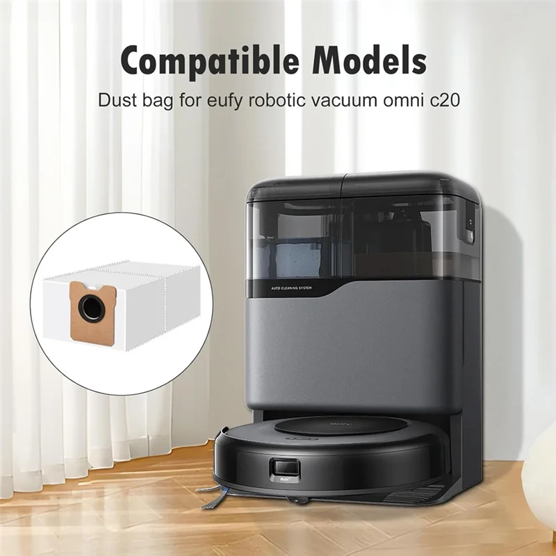 -A89Z 16 упаковок мешков для пыли для Eufy C20 Omni, C10, автоматически пустые мешки, прочные и долговечные аксессуары для эффективной очистки
