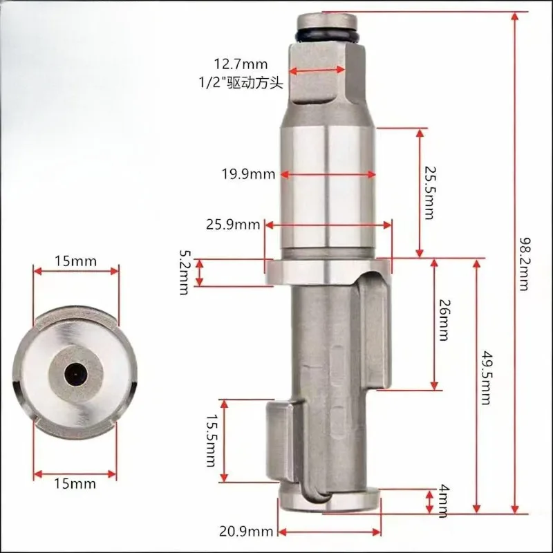 Pneumatic Wrench Accessories, Impact Wrench Spindle Repair Parts 93/96/103mm