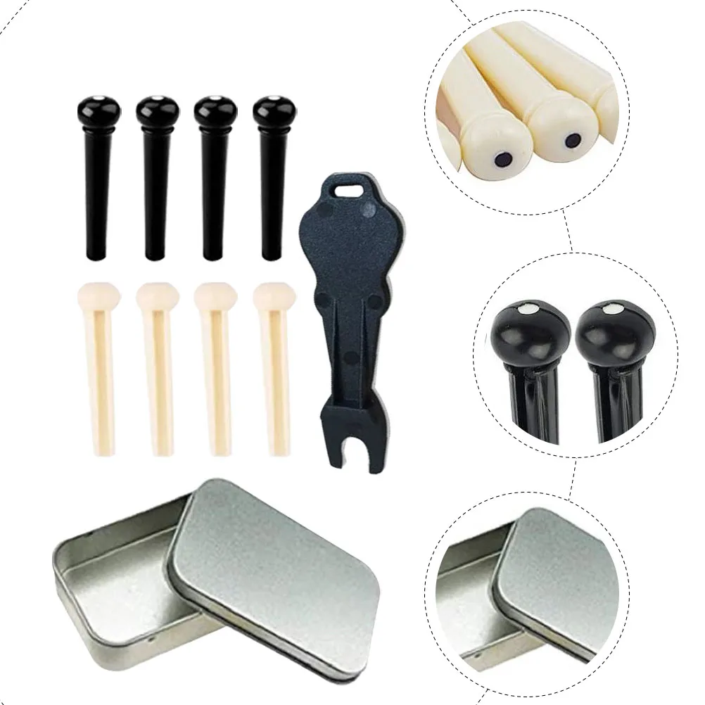 

Guitar String Set Tuning Pin Bridge Puller Plastic Peg Acoustic Fixing Pegs for