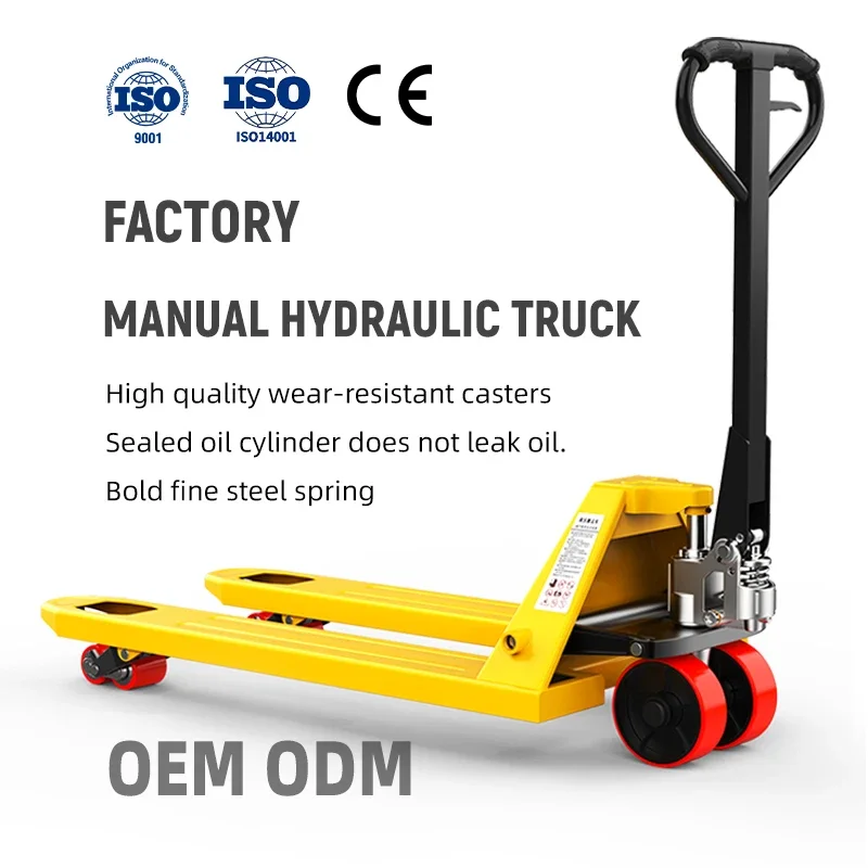 manuel forklift 3 ton pallet handling equipment hydraulic hand lift jack manual pallet truck