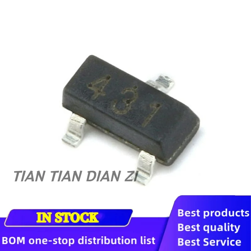 100pcs/lot TL431 431 SOT23 package ic chips in stock