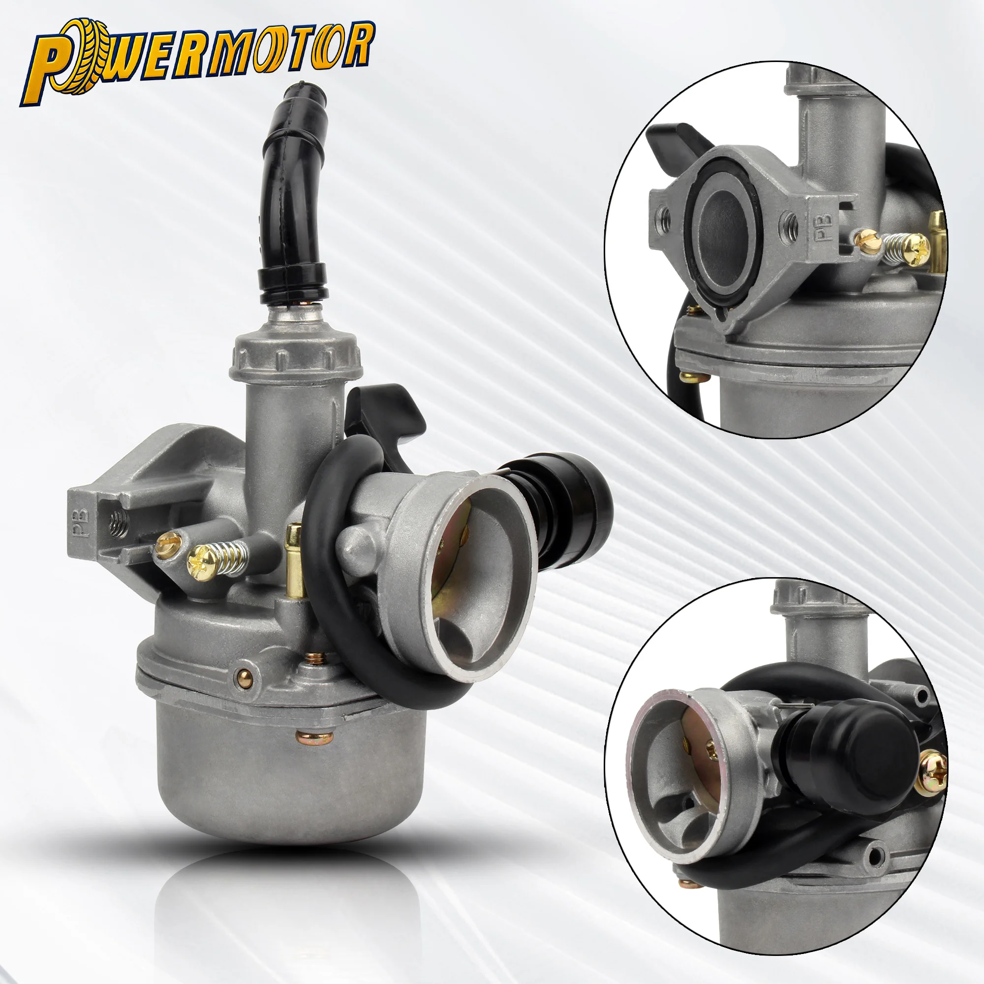 

Motorcycle Carburetor PZ19 19mm for 50 70 90 110 125cc ATV Quad 4 Wheeler Dirt Bike Universal Carburetor Motorbike Accessories