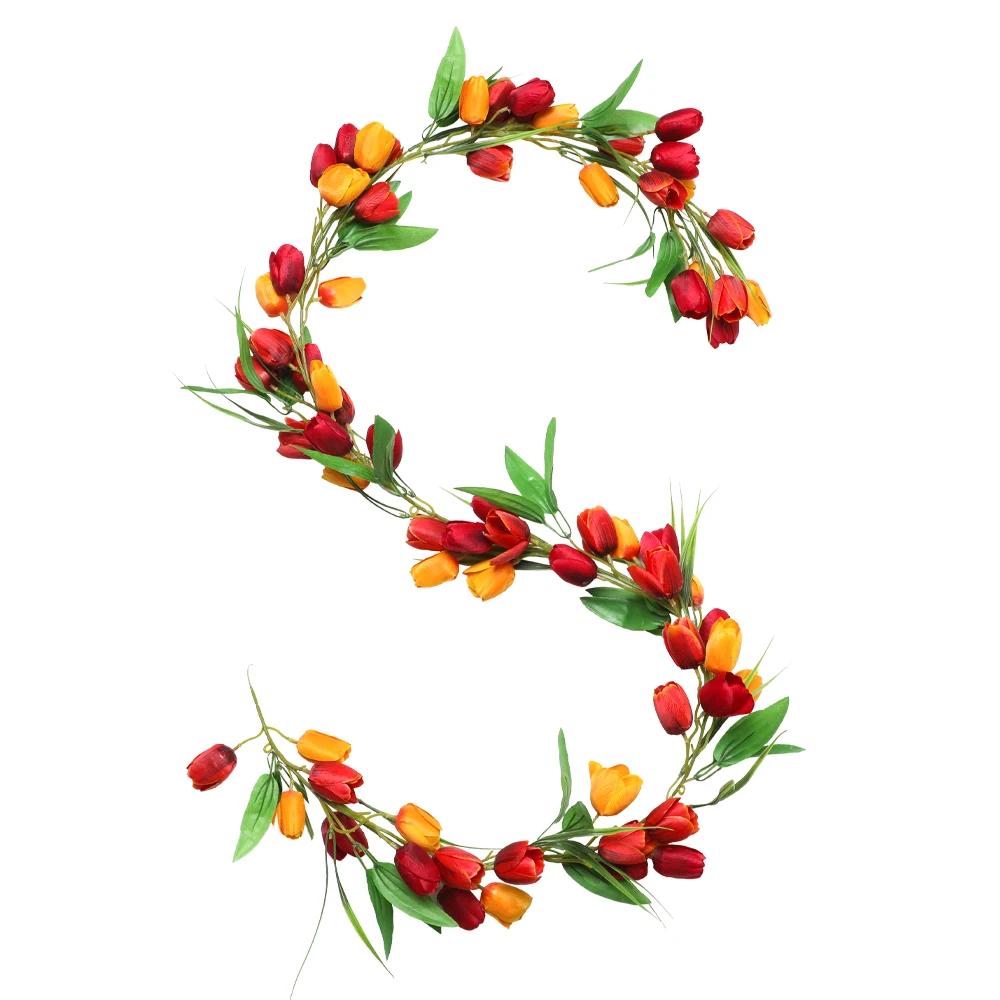 Artificial Tulip Garland Fake - Home Decor Tulip review and price