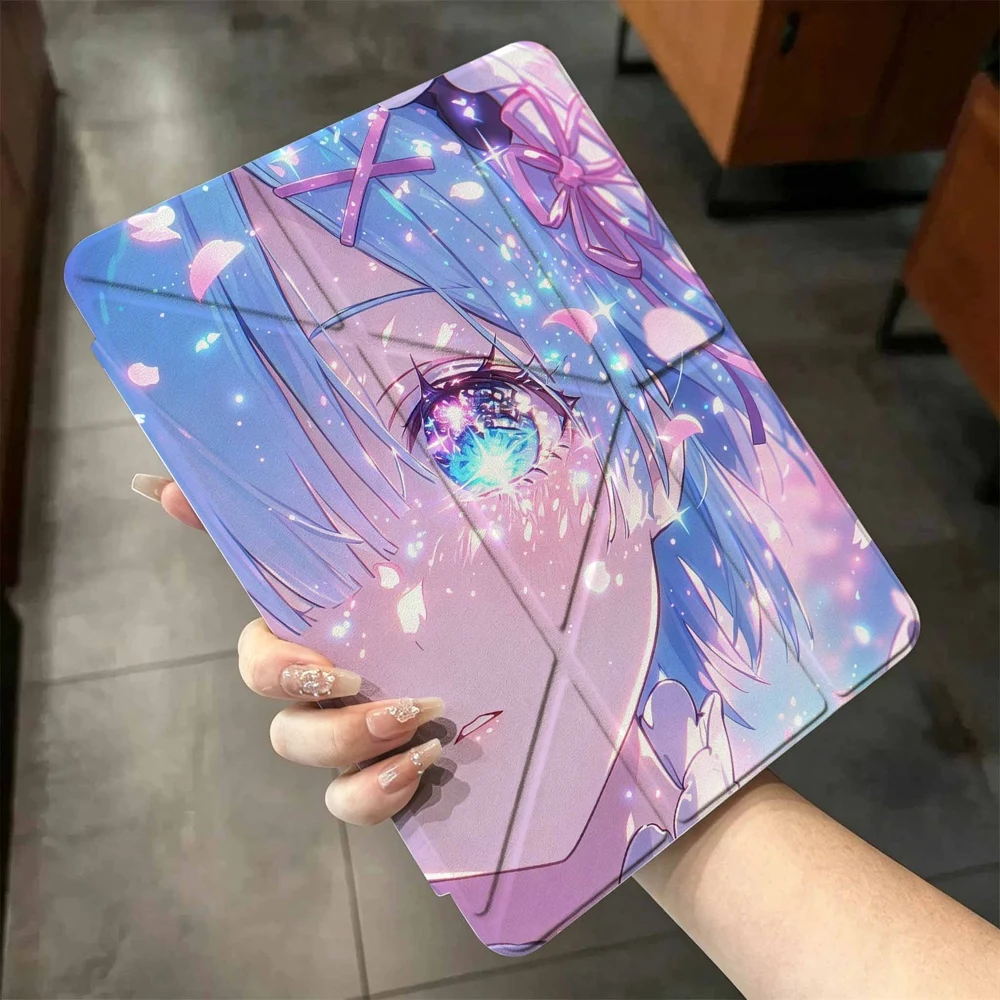 Beautiful And Lovely Rem For IPad Mini Air Pro 13 12.9 11 10.9 10.5 10.2 9.7 8.3 7.9 inch 5 6 7 8 th Pen Slot Tablet Case