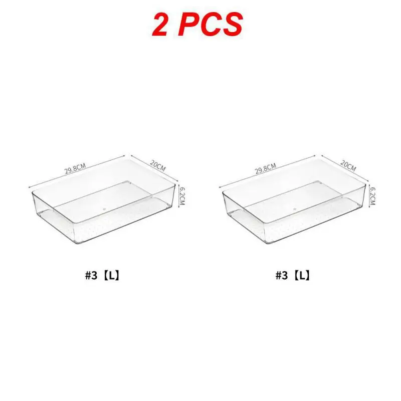 

Sundries Drawer Storage Boxes Transparent Non-punching Storage Shelf Cosmetic Closet Bin Case Kitchen Sorting Box Plastic