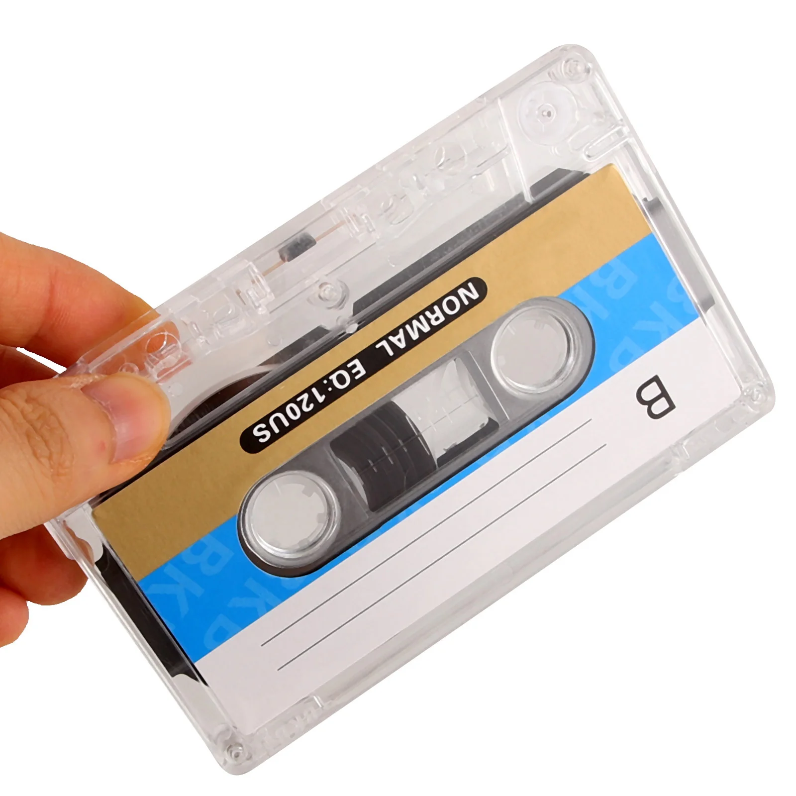 

4Pcs Blank Audio Tapes Recordable Cassette Tape for Creative DIY Projects Birthday Party Decoration Empty Cassette Tape with