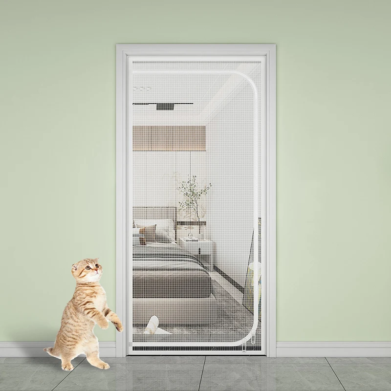 Anti-cat Curtain Partition Screen Household Balcony Anti-mosquito Blocking Pet Outdoor Screen Door Anti-mosquito Pet-proofing