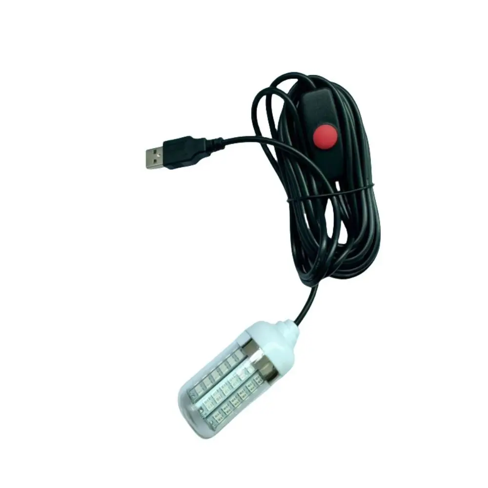 5V USB Unterwasser-Fischköderlampe 4 Farben Lichter IP68 Wasserdicht Tauchfähiges Fischfinder-Licht Tragbar Multifunktional – Detail 3