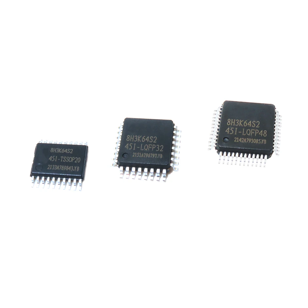 1PCS STC8H3K64S2-45I STC8H3K64S2 STC8H3K64S2-45I-TSSOP20 STC8H3K64S2-45I-LQFP32 STC8H3K64S2-45I-LQFP48 New Good Quality Chipset