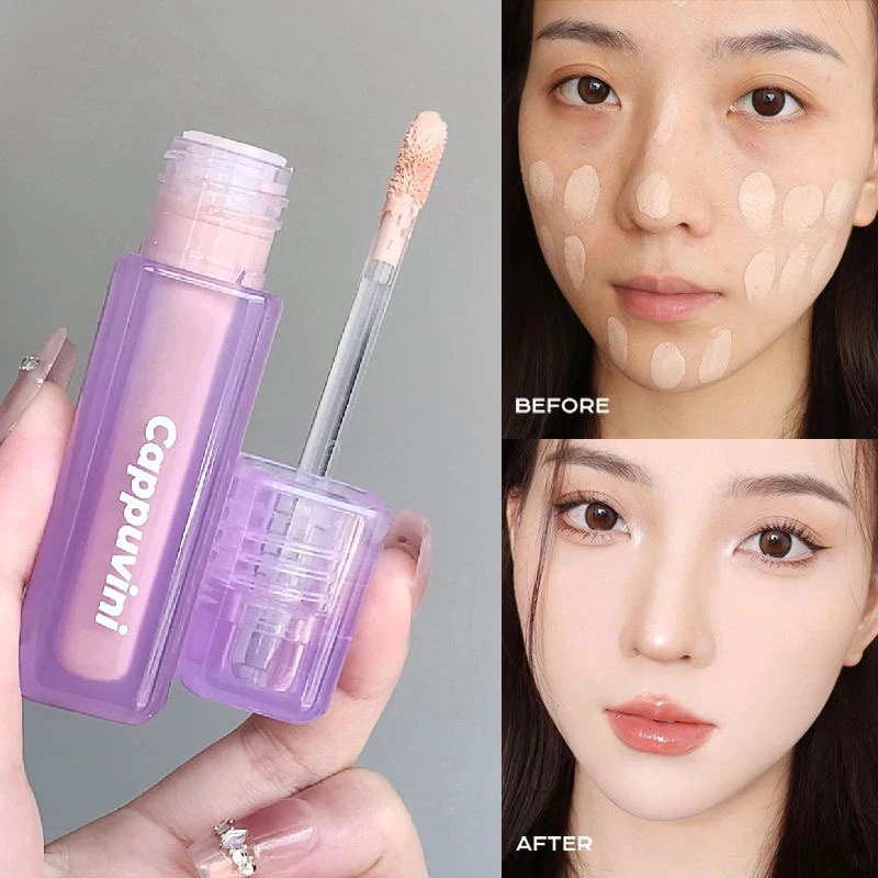 Liquid Concealer Lightweight Dark Circle Blemish  Minimizing Creamy Concealer Natural Finish For Sensitive Skin Makeup