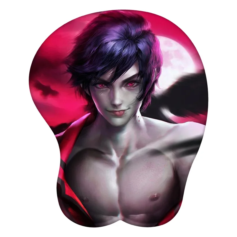 

Marshall Lee The Vampire King Anime 3D Mouse Pad Mousepad Wrist Rest Silicone Sexy Creative Gaming Mat Gift