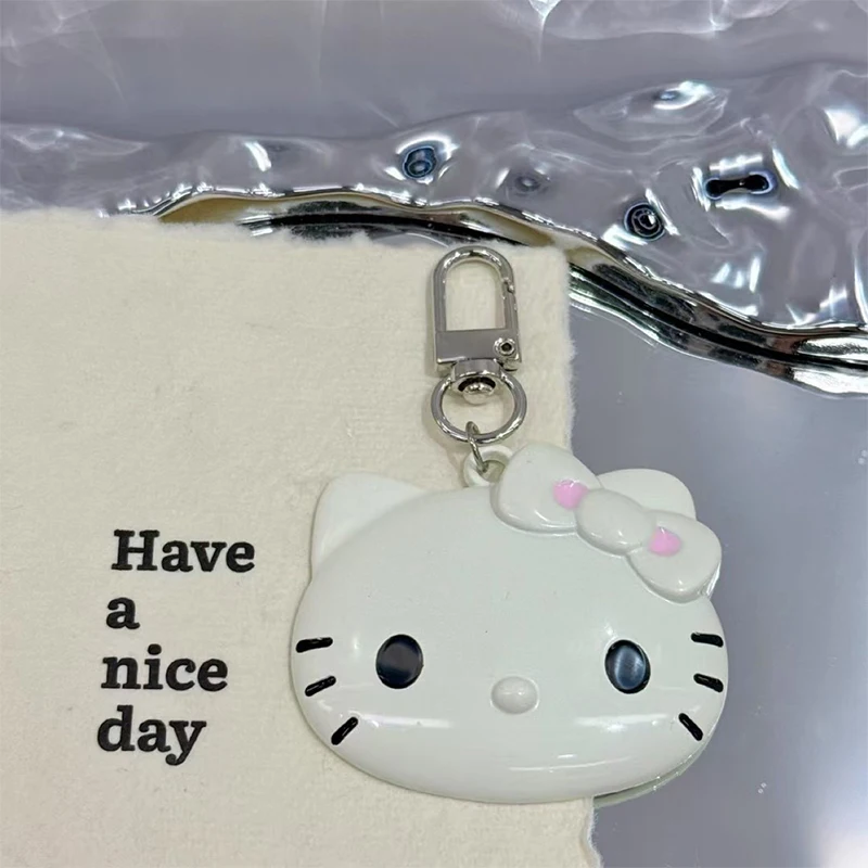 

Sanrio KT Cat Charm Tennis Racket Bag Pendant Keyring Fashion Simple All-matching Bag Decor