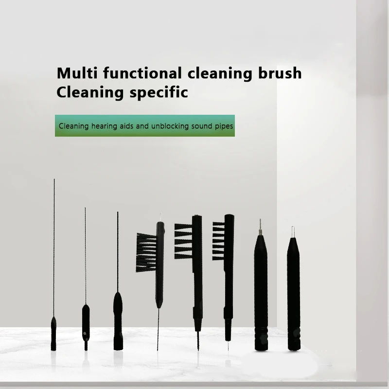 1PCS Hearing Aid Cleaning Tools Multifunctional Hearing Aids Cleaning Brush Vent Cleaner Cleaning Wire 5Types Cleaning Brush