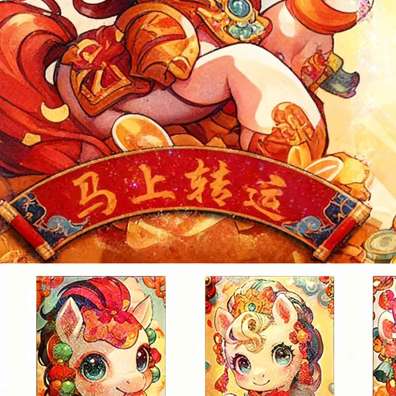 مظاريف النقود الحمراء 6 قطع حزمة نقدية على شكل حصان 2026 مغلفات ورقية للعام الصيني الجديد للأولاد والبنات والكبار والأصدقاء وأعياد الميلاد