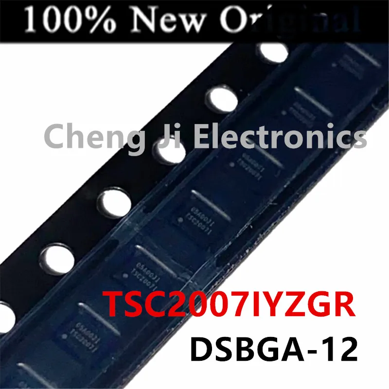 10PCS/Lot   TSC2007IYZGR  TSC2007IYZGT   TSC2007   DSBGA-12   New original 4-wire micro touch screen controller chip