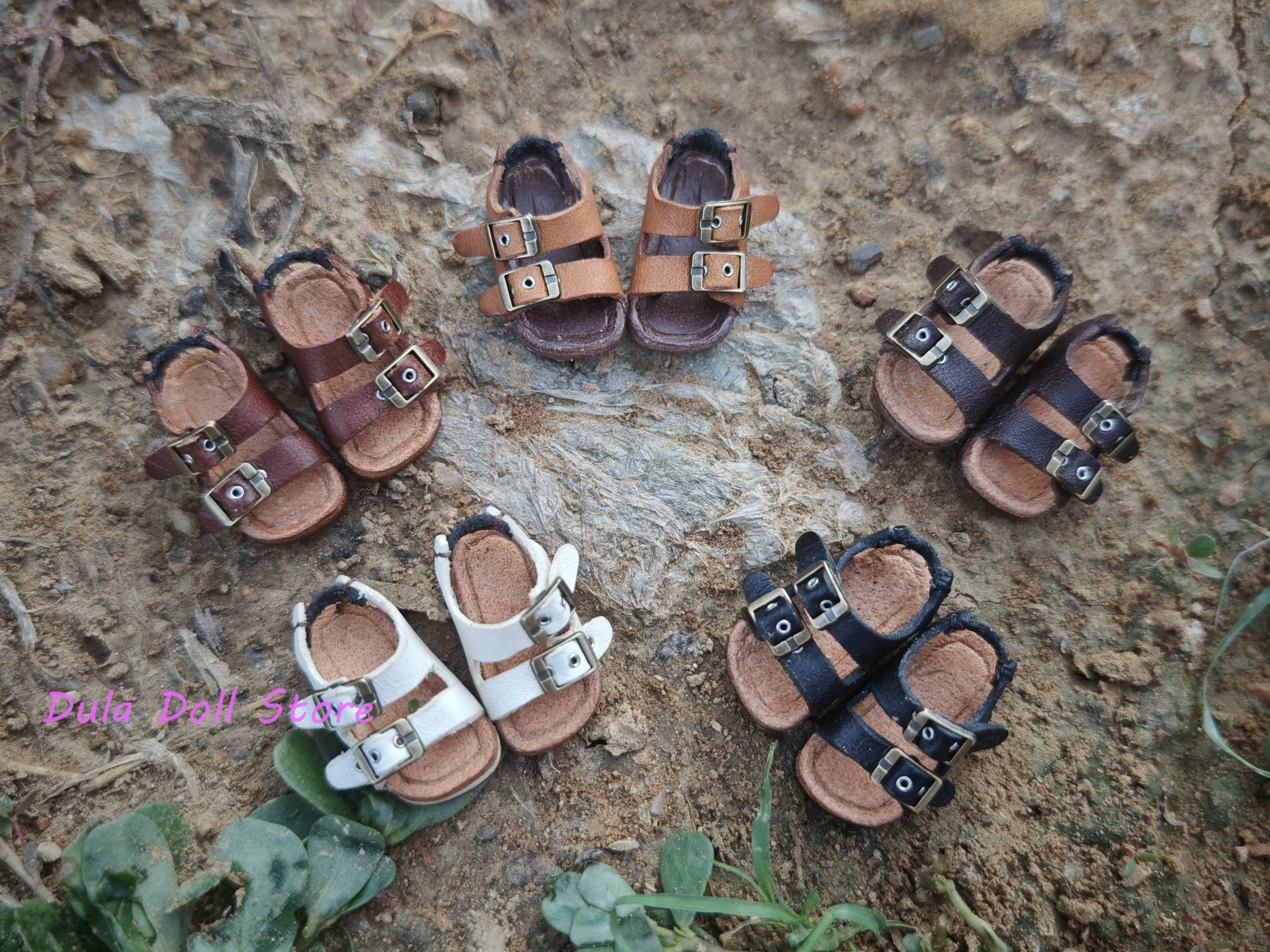 دولا دمية بوكين الصنادل الجلدية ل Blythe ob24 ob22 الجسم Landoudou Landazz Bjd إكسسوارات دمي