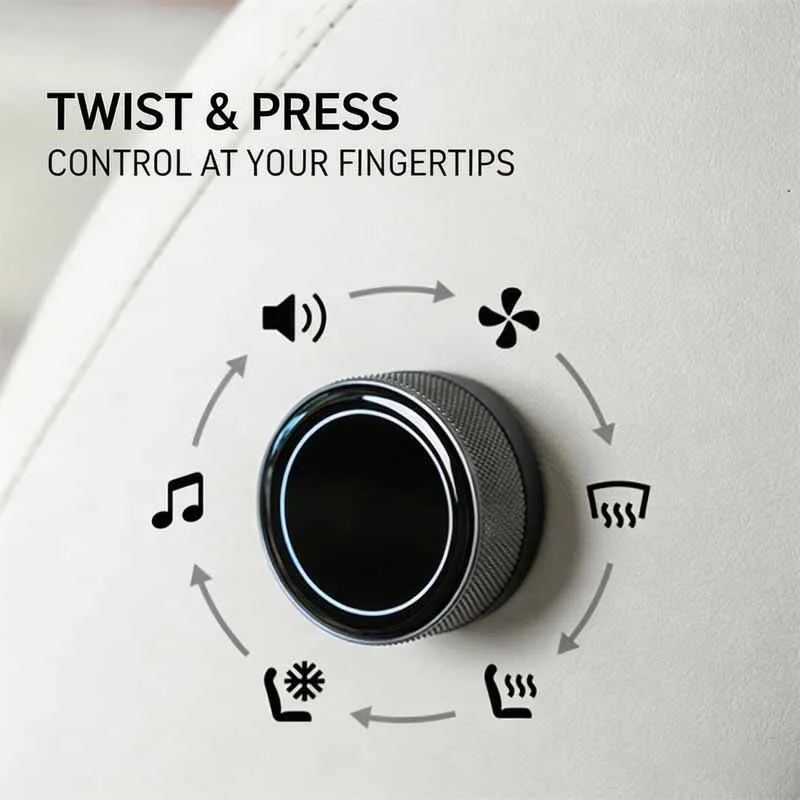 For VOYAH Original Smart Control Knob Magnetic Adhesive Mount Wireless Bluetooth One-Touch AC & Infotainment Control