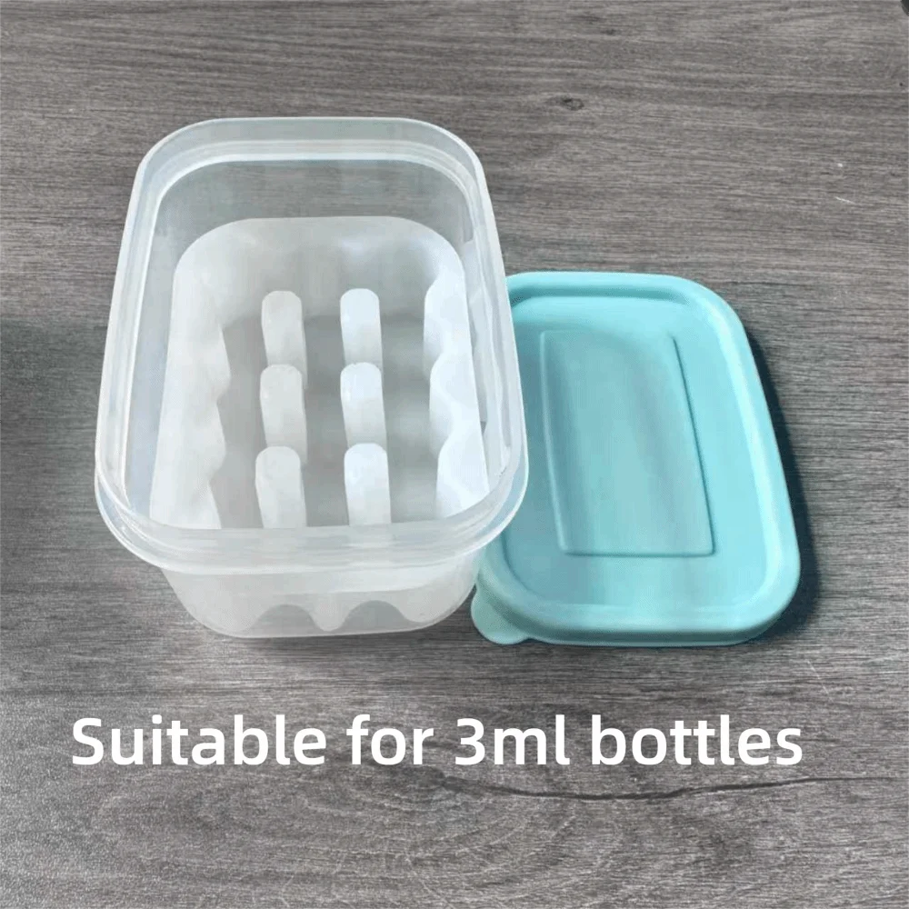 10ml Vial Compatible Peptide Organizer Dishwasher-Safe 5ml Vial Compatible Travel Vial Case Portable Reusable Vial Holder Box