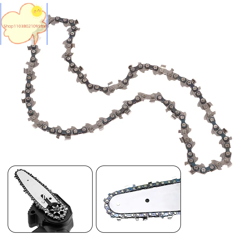 1PC 4/6/8/12/14/16 Inch Metal Chainsaw Chain Spare Parts Link Chainsaw Saw Chain Blade For Electric Saw Accessories Wood Cutting