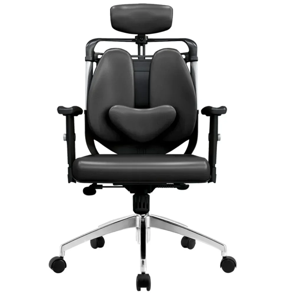 

Ergonomic Computer Chair Home Lift Swivel Chair with Lumbar Support and Comfortable Backrest for Home or Office