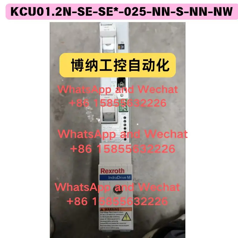 

Б/у Контроллер KCU01.2N-SE-SE*-025-NN-S-NN-NW Функциональный тест ОК Быстрая доставка