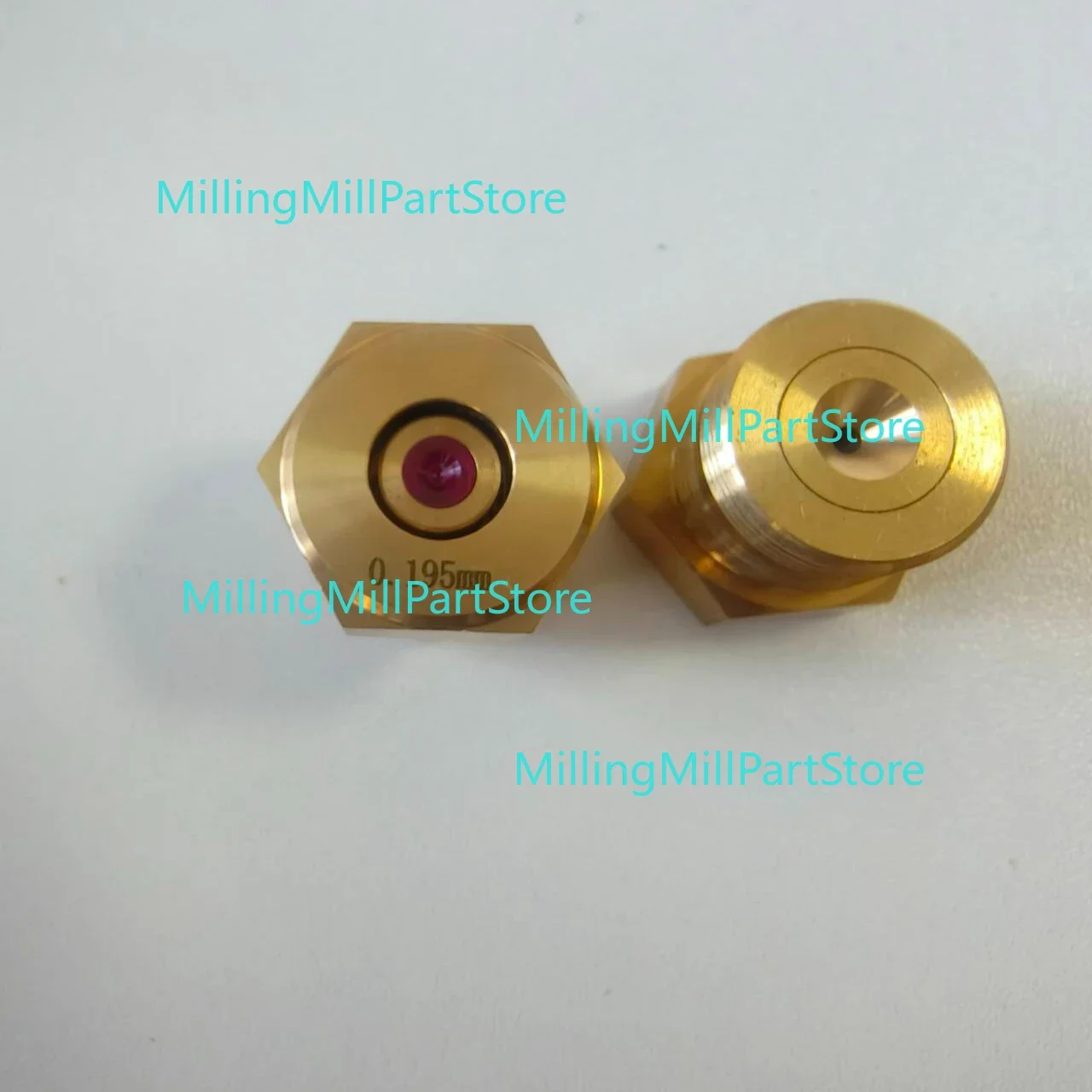 WEDM Parts Ruby Molybdenum Wire Guider 0.192mm/0.195mm Water Spray Cooling Plate for  Medium Speed EDM Wire Cut Machine