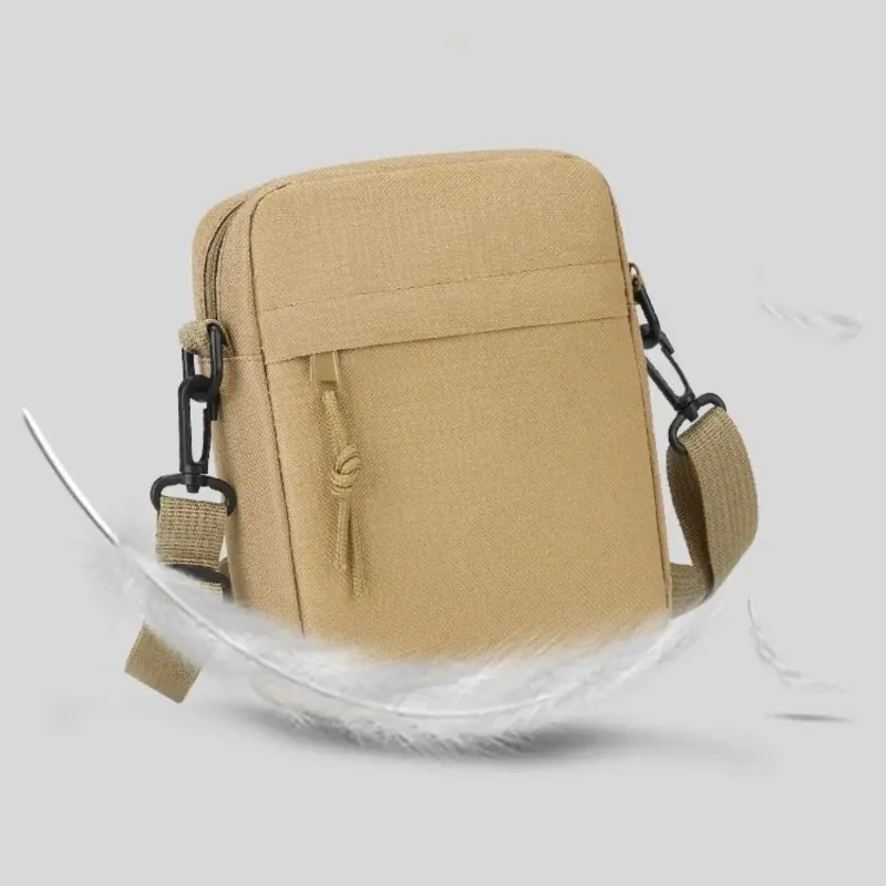 New Oxford Cloth Crossbody Bags Long Shoulder Strap Minimalists Tote Bag Black White Khaki Shoulder Bag Men Women