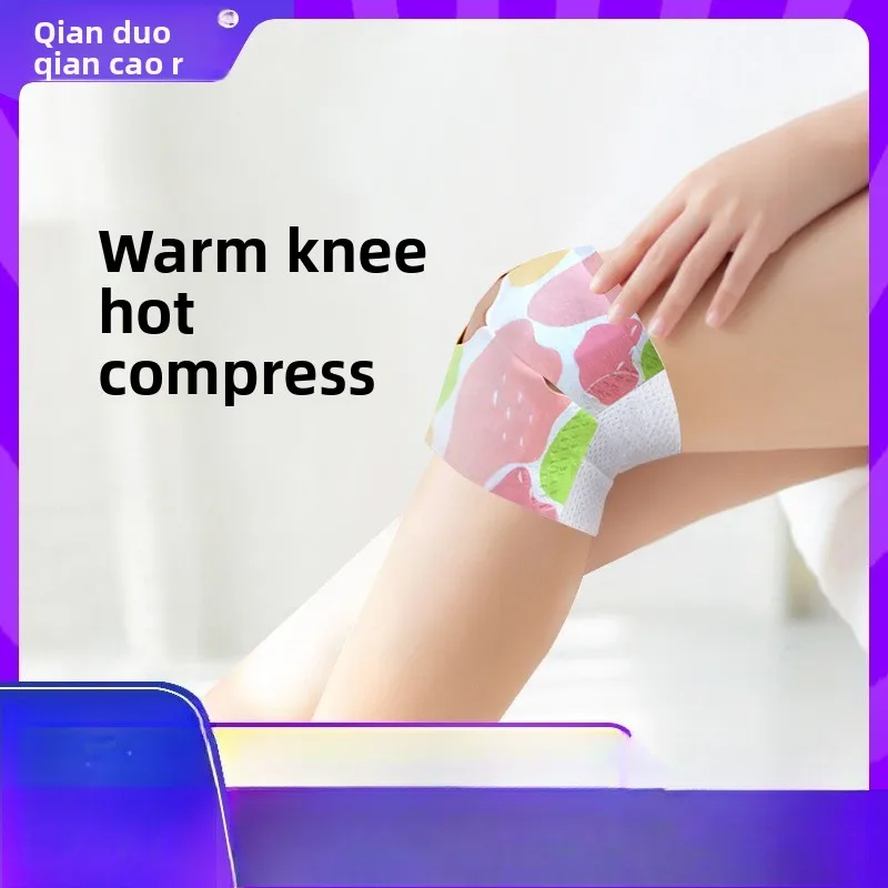 

6-шт. Теплые пластыри на коленях из полыни, самонагревающаяся паровая терапия для комфорта суставов и расслабления мышц, уход за травами