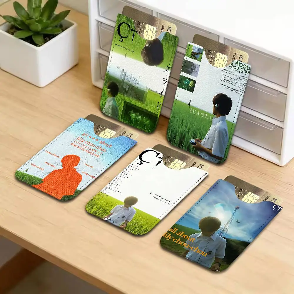 Movie A-All About Lily Chou-Chou Card Protect Credit Bank Card Holder Case Slim Wallet Protector for Men Travel Shopping