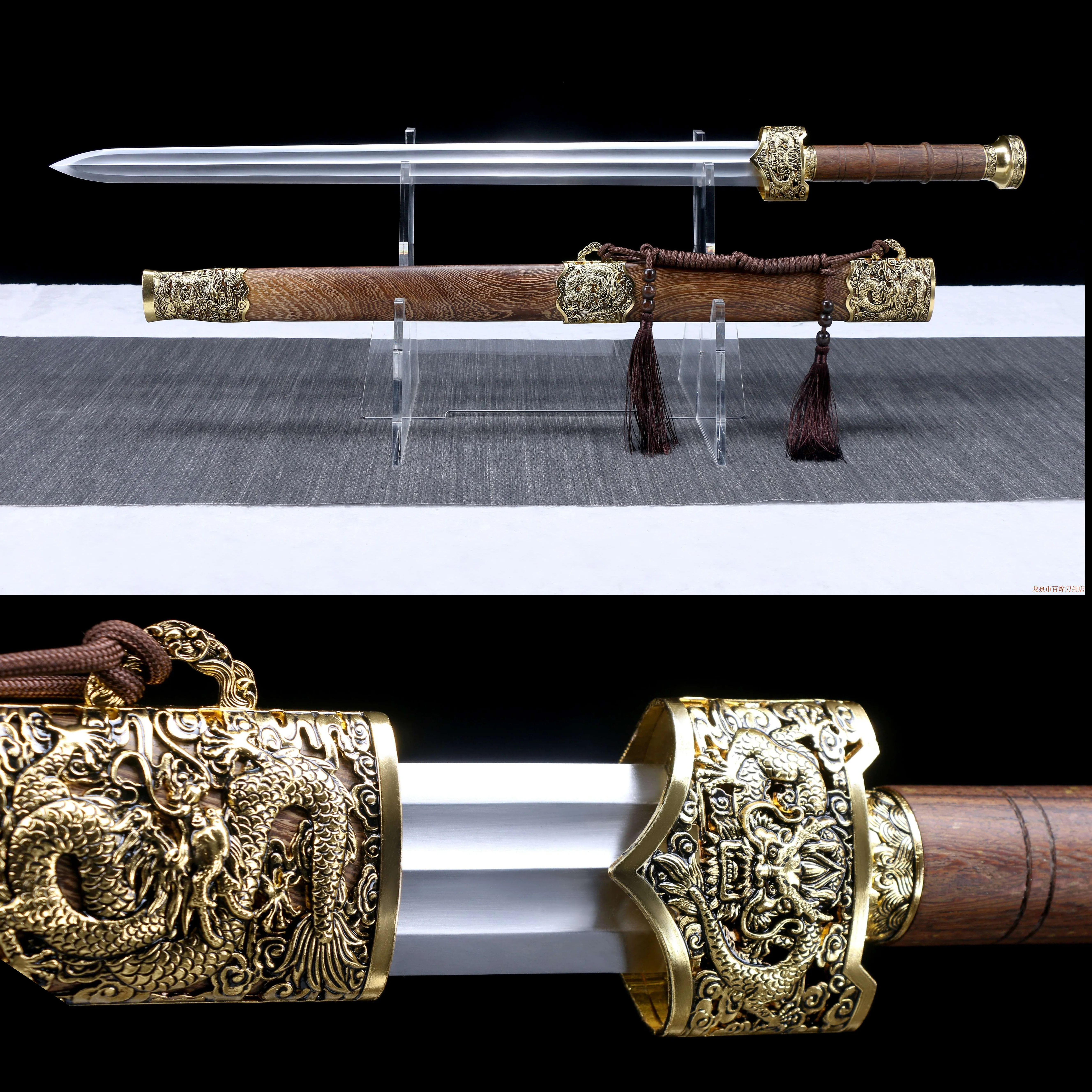 

90cm Medieval Koshi Kenshin Steel sword combat training battle preparation Sharp Chinese weapon Excalibur samurai sword