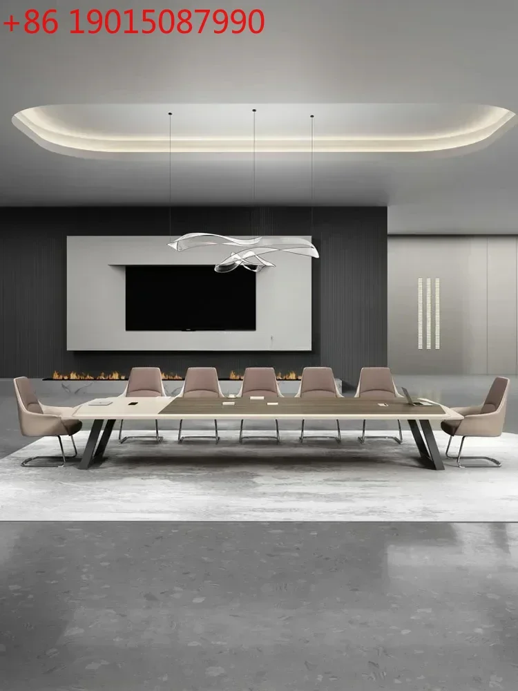 

Large Conference Table Long Table Simple Modern Long Conference Training Conference Room