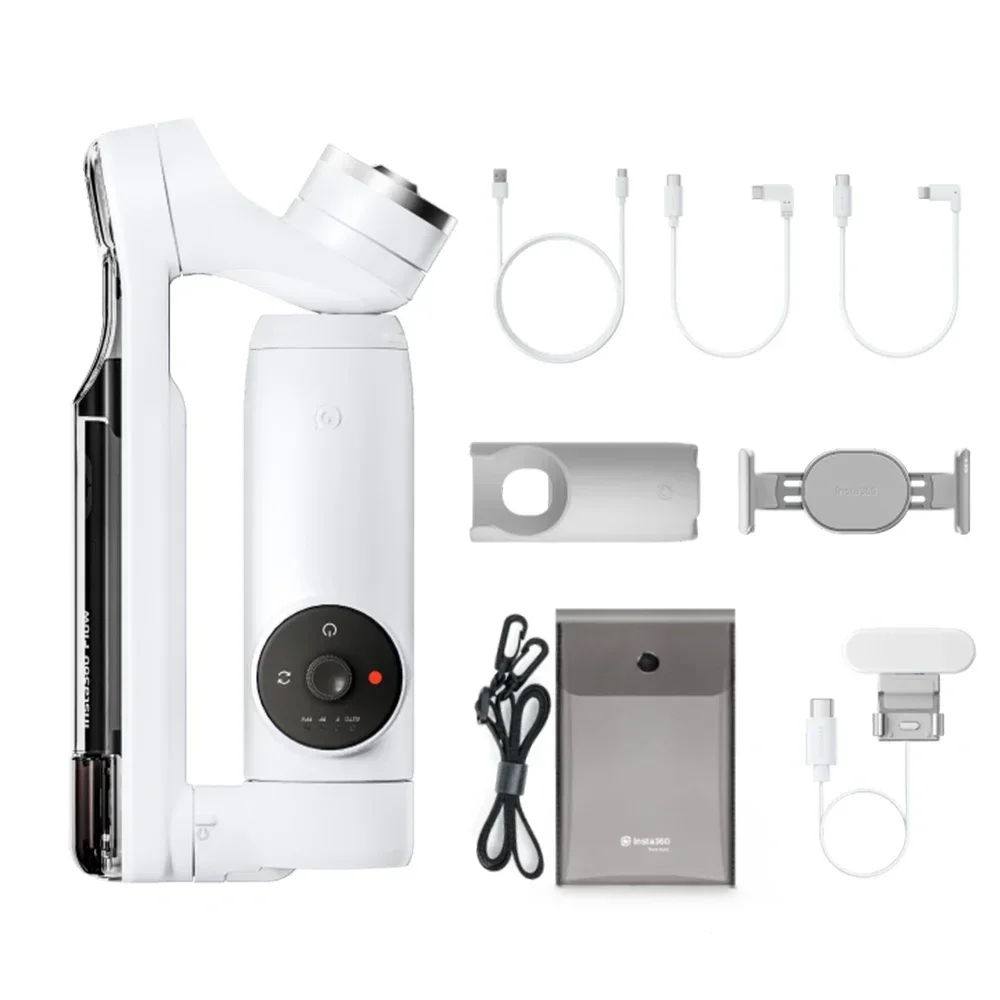 

2025 Insta360 Flow AI-Powered Editing Deep Face Tracking 3.0 3-Axis Gimbal Stabilizer For Smartphone Phone