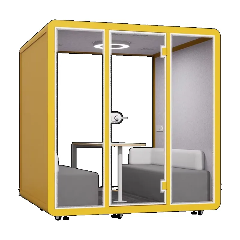 Modern Acoustic Noise Reduction Soundproof Booth Office Building Conference Hotel School Sleeping Pod Use 28dB Modular Movable