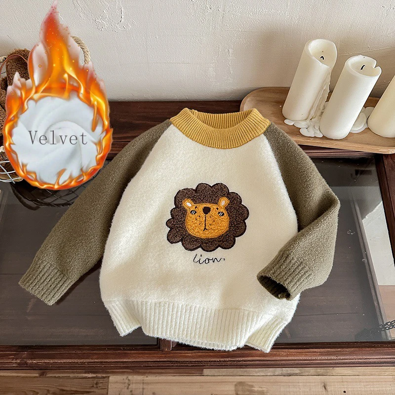 Boys' Velvet Sweate… - image