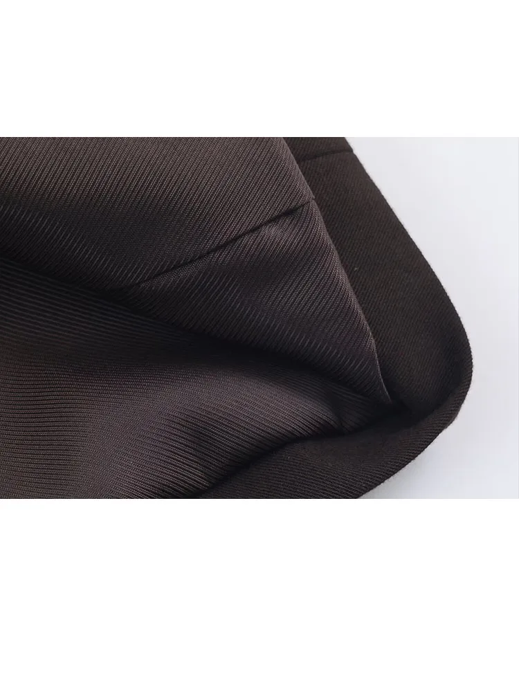 

HH Women's 2025 Fashion Loose Lapel Single Button Office Blazer Jacket+High Waist Casual Streetwear Pleated Balloon Pants Suit